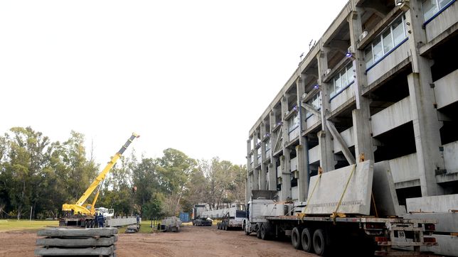 mira las fotos exclusivas de los avances en la obra con las maquinas trabajando a tope