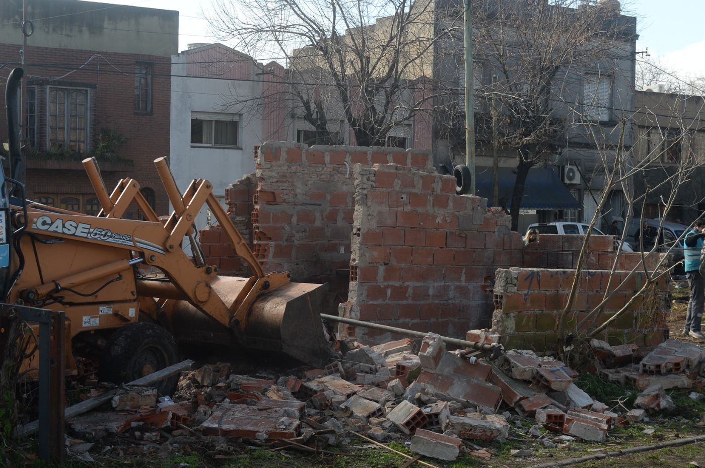 Las máquinas ingresaron en el predio ubicado en 120 y 38 de La Plata