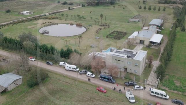 asi se ve la mansion del exjuez platense cesar melazo, desde #eldronede0221