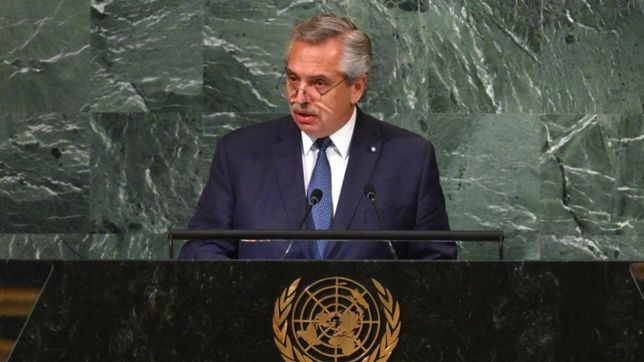 fernandez condeno el atentado a cfk en la onu y pidio cambios en la economia mundial