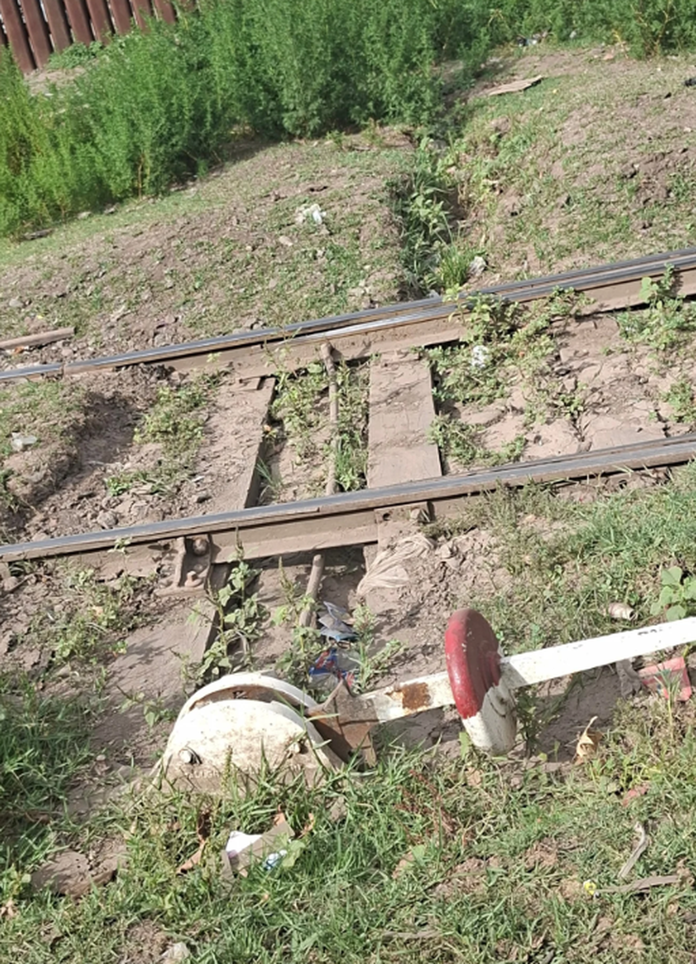 Las viejas vías donde ocurrió todo.