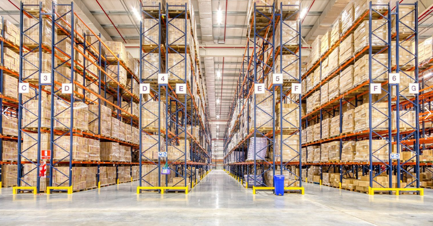 Uno de los centros de distribución de Log In Farma, la empresa logística de droguería Suizo Argentina.
