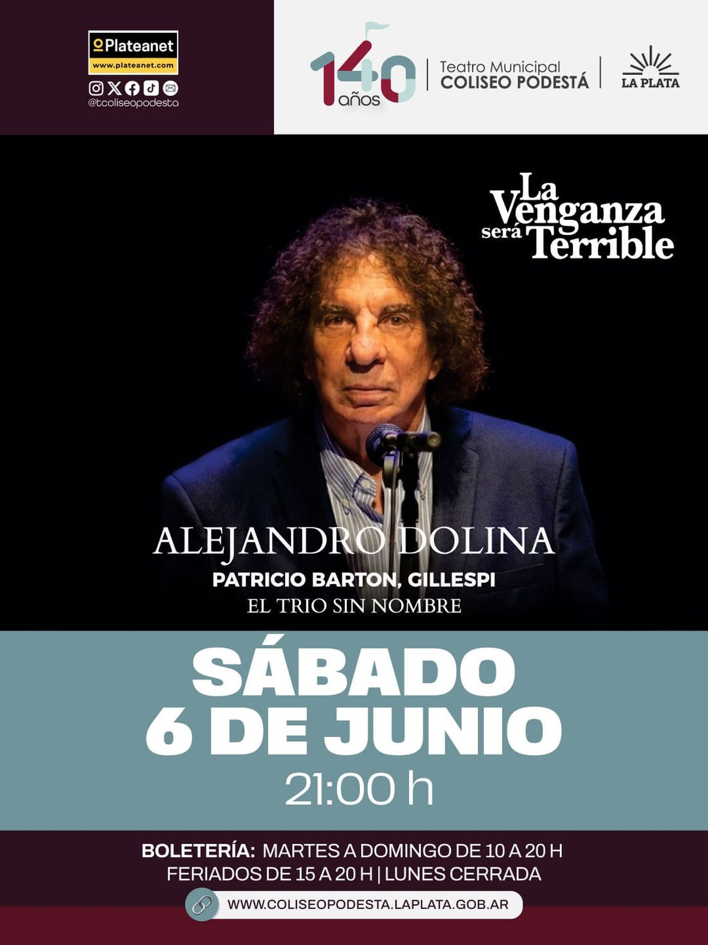 Alejandro Dolina llega una vez más a La Plata para presentar Alejandro Dolina llega una vez más a La Plata para presentar