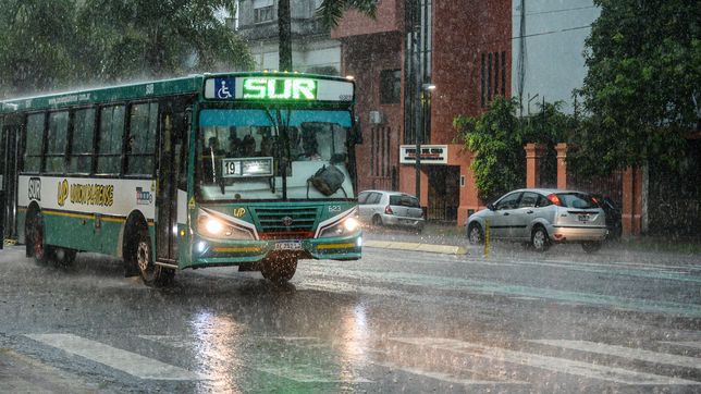 la plata en alerta por tormentas, rafagas de viento y hasta la ocasional caida de granizo