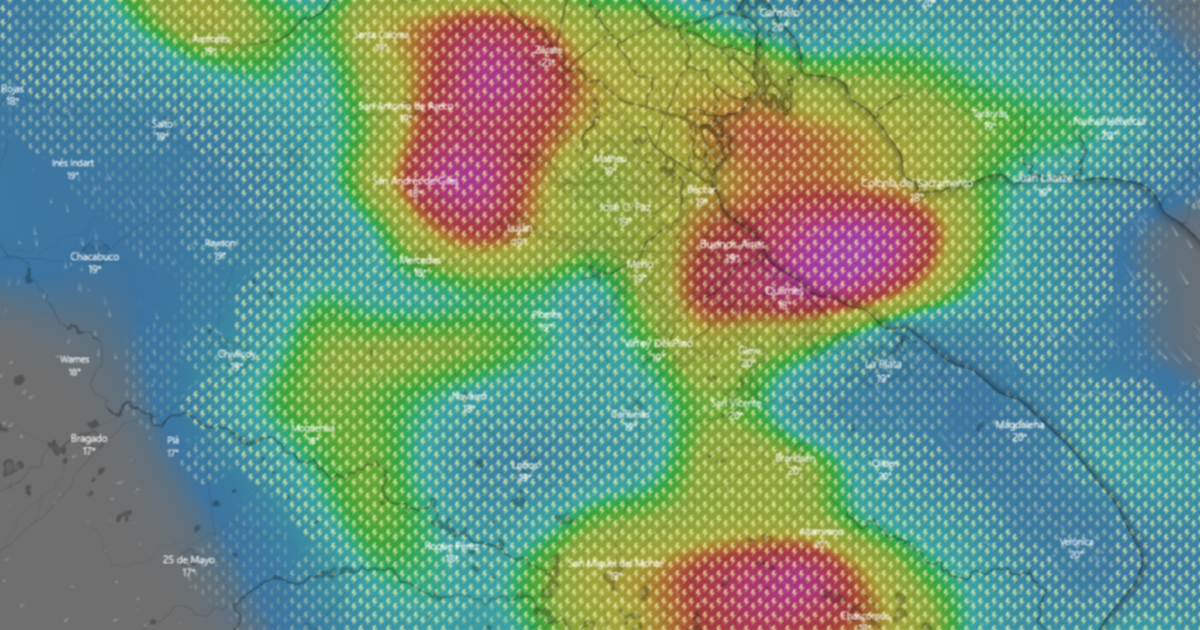 Alerta amarillo la impactante imagen de radar de la tormenta que se
