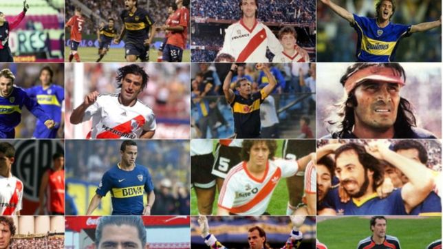 boca vs. river: triperos y pinchas que dejaron su huella en el superclasico del futbol argentino