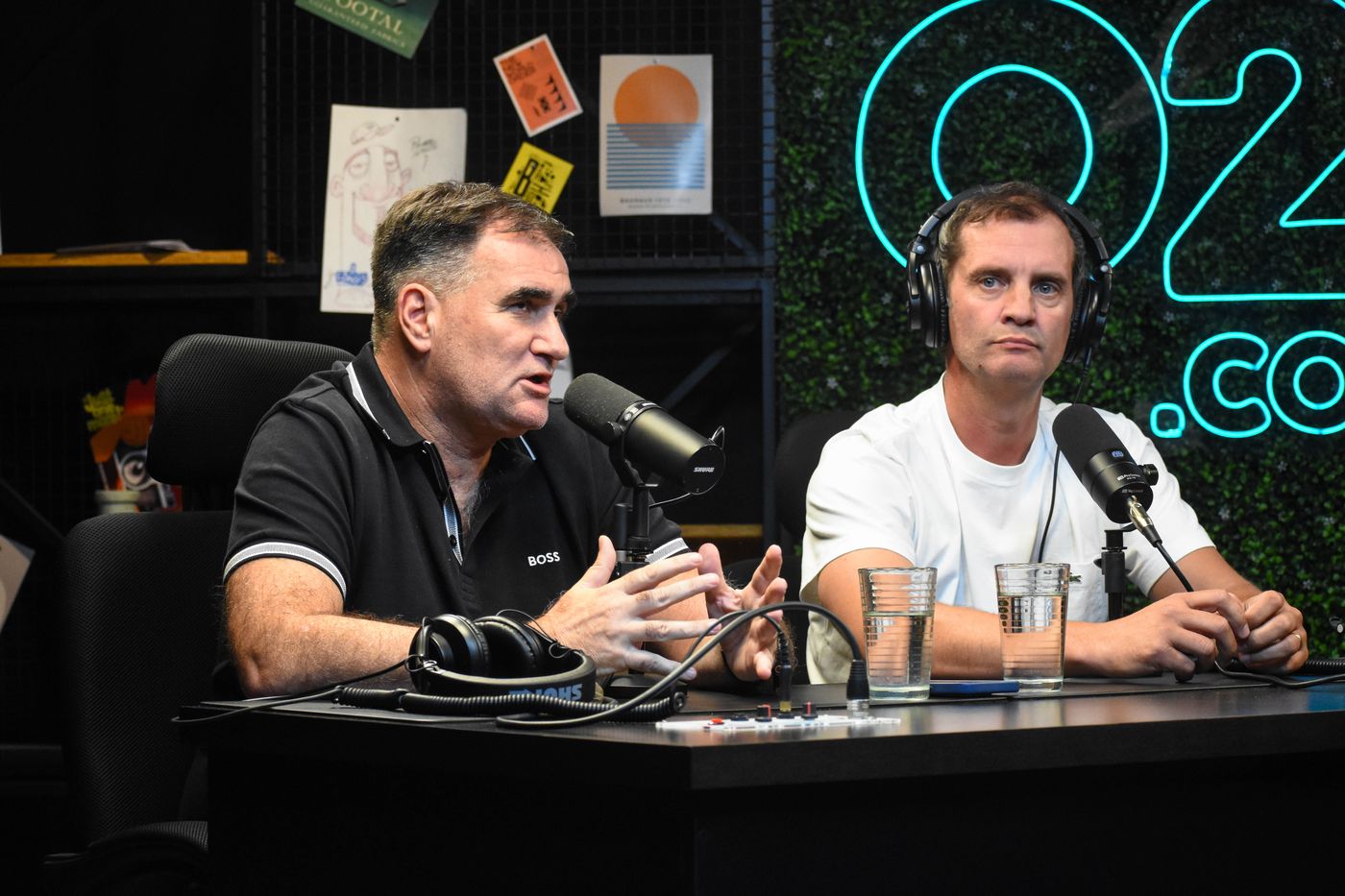 Carlos Anacleto junto a Ezequiel Ibáñez.