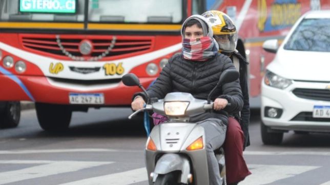 activan una advertencia violeta por la ola polar en la plata