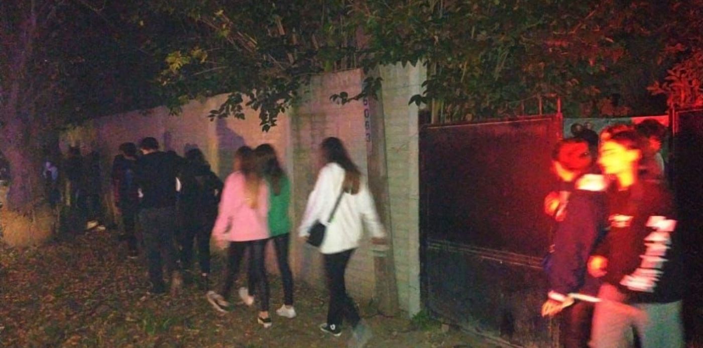 Desalojo fiesta clandestina