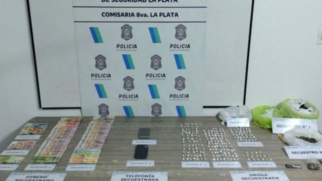secuestran mas de 200 dosis de cocaina y marihuana en un operativo antinarco en la plata
