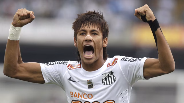 con la vuelta de neymar al santos, un exjugador de estudiantes se hizo viral