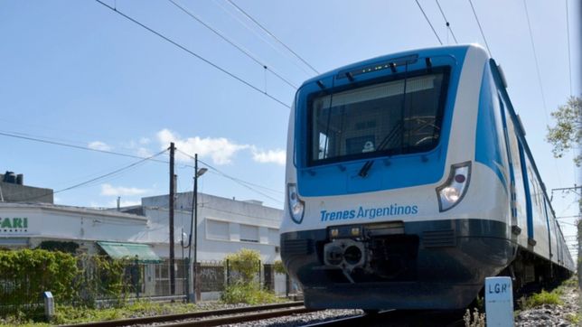 un tren rozo a un hombre que cortaba pasto cerca de las vias y se salvo de milagro