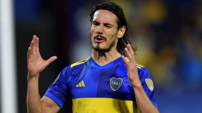 el insolito error de edinson cavani antes de los penales que condeno a boca