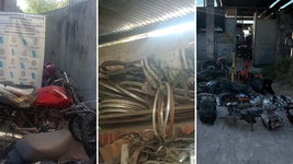 desbaratan un taller mecanico ilegal en la plata y secuestran motos con pedido judicial desbaratan un taller mecanico ilegal en la plata y secuestran motos con pedido judicial
