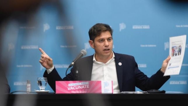 kicillof confirmo que le dara a nacion las vacunas contra el covid que compre la provincia