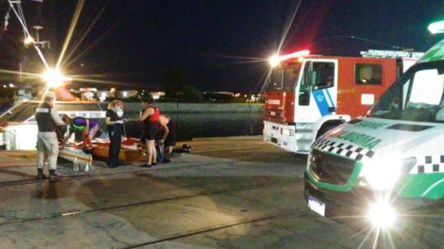 rescataron a un grupo de kayakistas que naufragaron cerca del puerto la plata