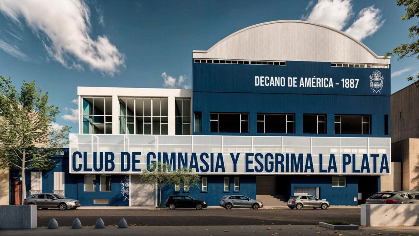 Así quedaría la sede social de Gimnasia.