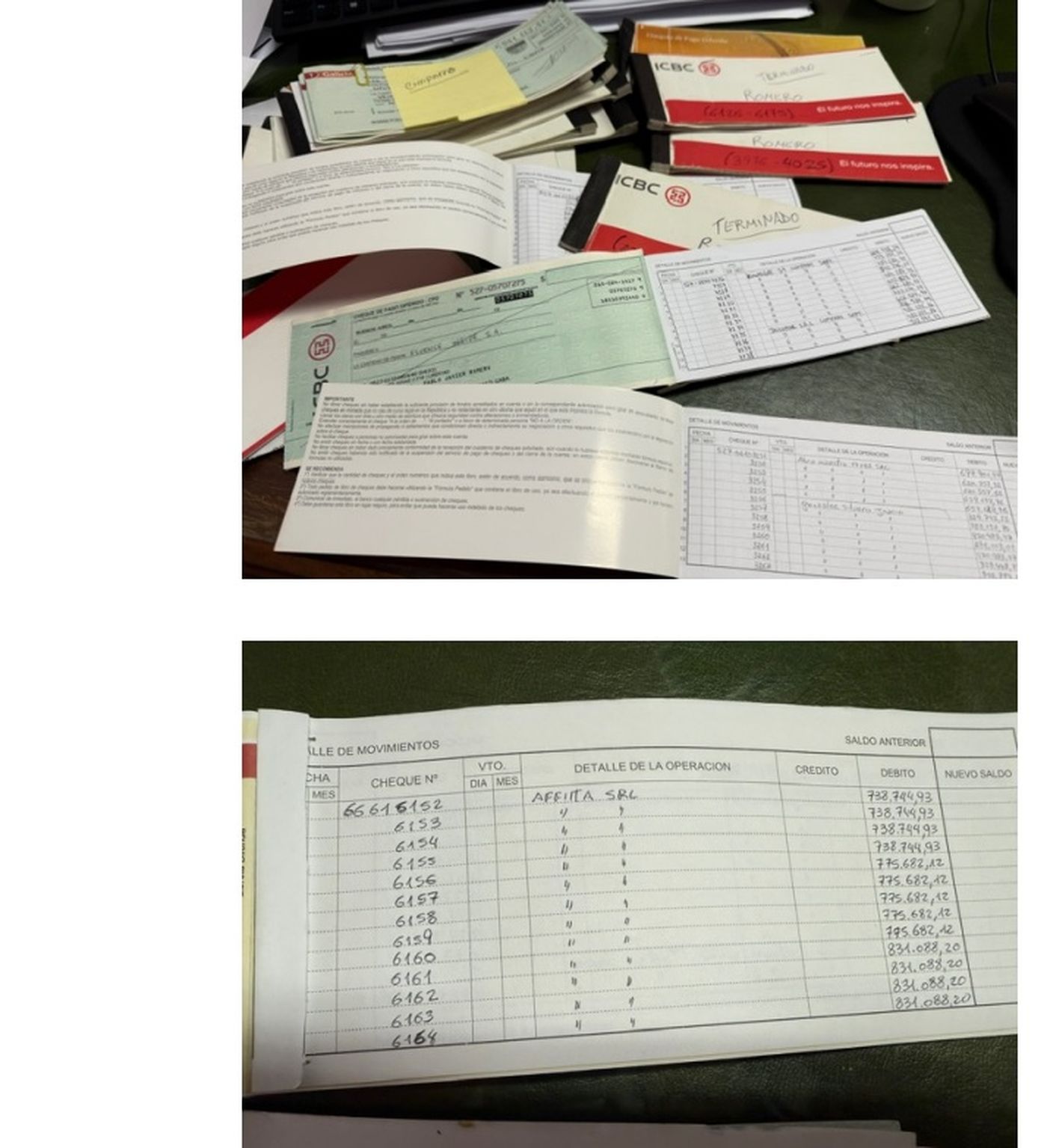 Imagen que figura en el procesamiento de la contadora Natalia Foresio.