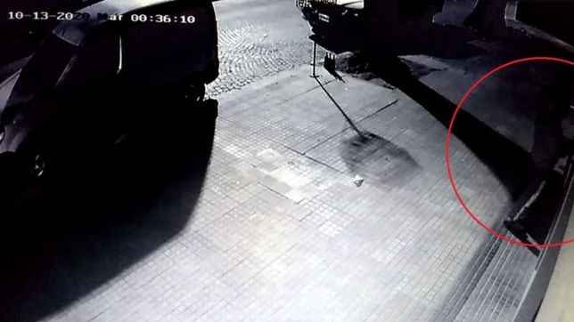 video: quedo filmado mientras intentaba abrir puertas de autos y casas