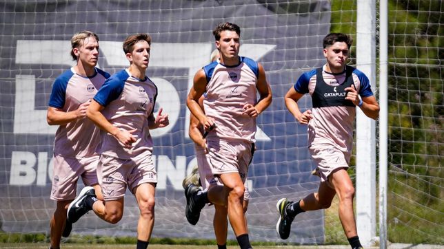 ¿que jugadores de gimnasia estuvieron en estancia en el primer dia de pretemporada?