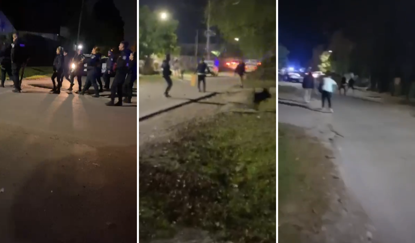PORTADA video de enfrentamientos de la polícia y chicos del barrio en city bell