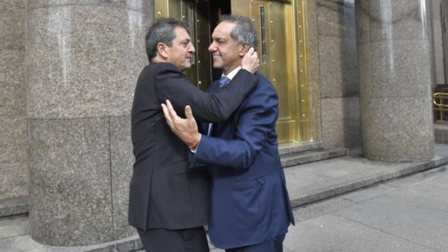massa recibio a scioli y liman asperezas despues de las tensiones por el cierre de listas