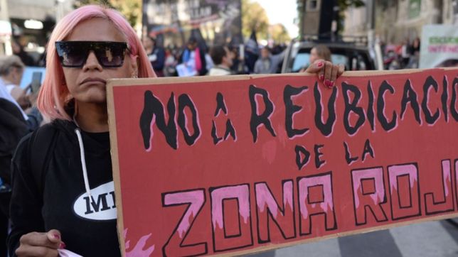 organizaciones trans y travestis cortaron 7 y 49 por el traslado de la zona roja