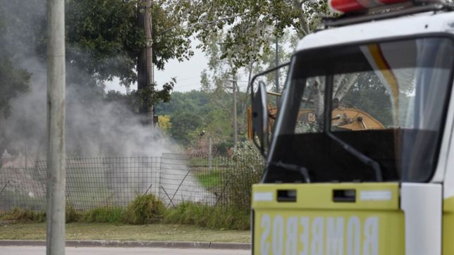 video: alerta y preocupacion por un importante fuga de gas en los hornos