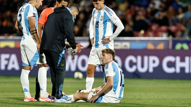 se confirmo la lesion de pierani y es baja para la semifinal del mundial sub 20