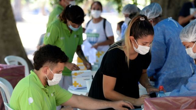 covid-19 en la plata: los pacientes activos se redujeron a la mitad en una semana