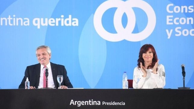 alberto y cristina compartieron nuevamente un acto: terminemos con el desencuentro