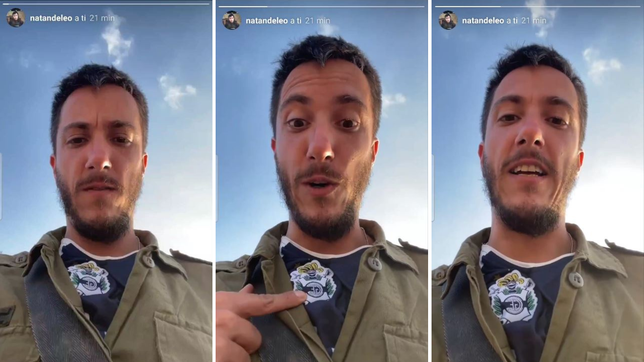 reaparecio el platense que combate en israel con la camiseta de gimnasia puesta