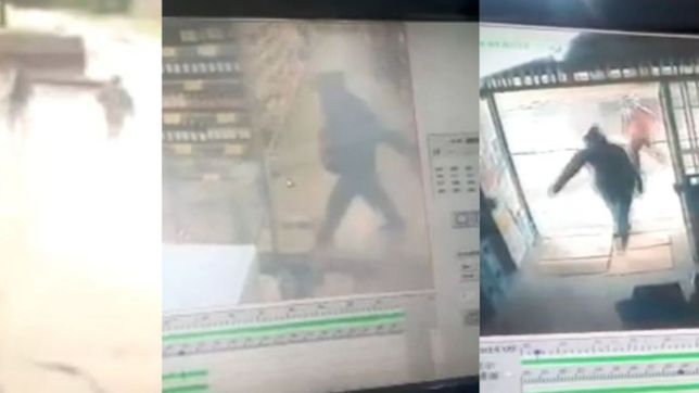 video: asi se robaron dos fernets y dos cocas de un supermercado chino