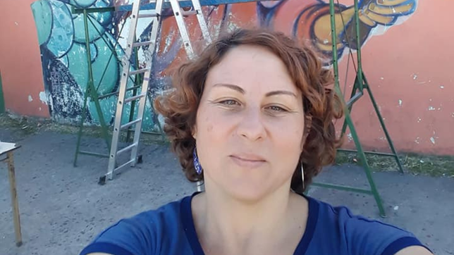 tristeza en ensenada por la muerte de una querida muralista que le puso color a la ciudad