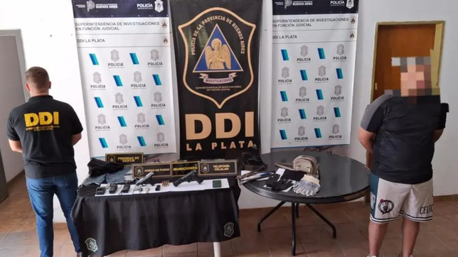 con handies y un arsenal, cayo un ladron buscado por una violenta entradera