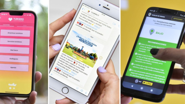 clima, servicios y turismo: las apps para informarse en tiempo real en la plata