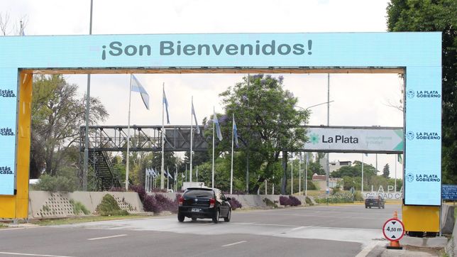 los arcos sanitizantes ya no funcionan en la plata pero todavia no los retiraron