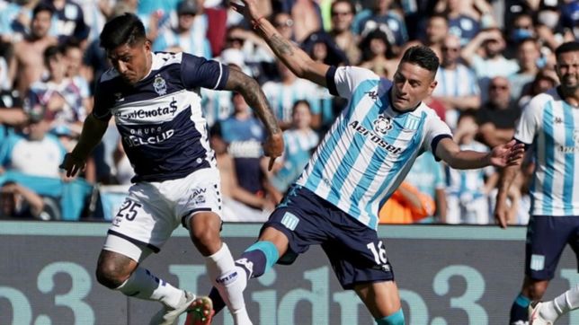 en un partido de ida y vuelta, el lobo y racing no se sacaron ventajas y empataron