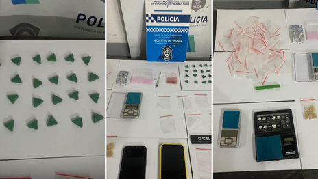 Detuvieron a dos jóvenes que traficaban drogas sintéticas en el centro de La Plata