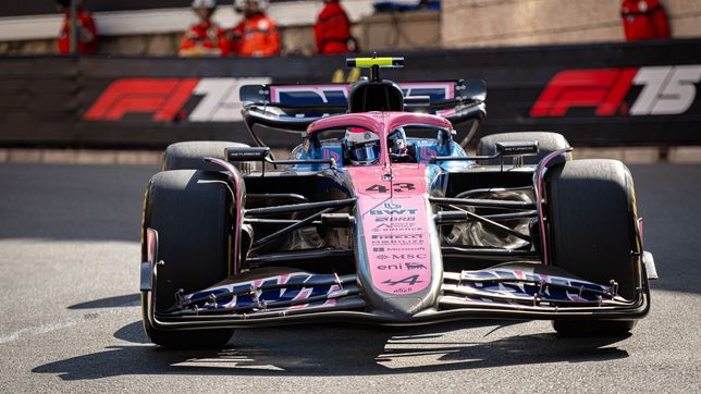 colapinto cumplio en monaco, evito un choque de milagro y termino 13°