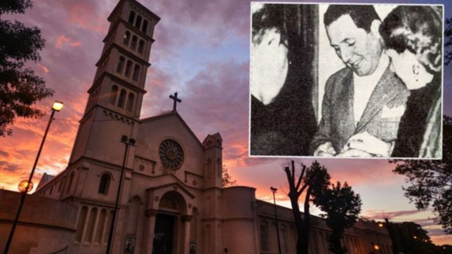 a 75 anos, la iglesia donde se casaron peron y evita recordara la historica boda