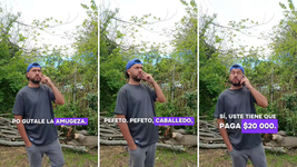 es de ensenada, hincha de estudiantes y creo el viral pefeto, caballedo