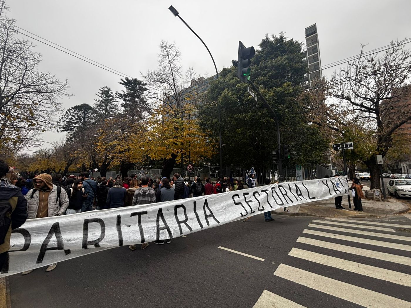 corte de calle en Infraestructura por salarios