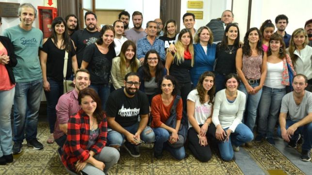 se inauguro la sala virginia luz ilariucci con un emotivo encuentro de periodistas