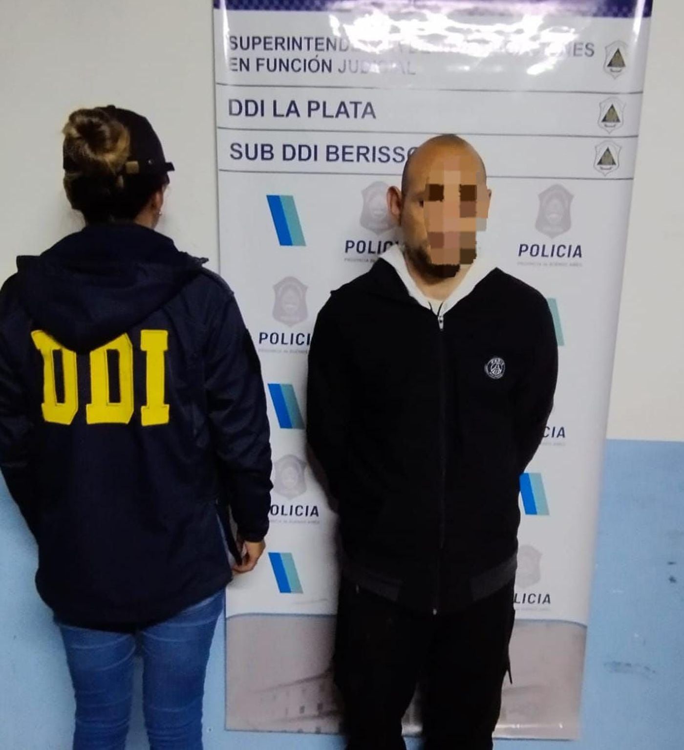 El detenido por el robo en Berisso.