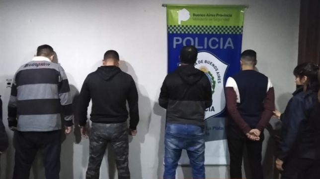 video: asi detuvieron a la banda poliladron que robaba en la plata
