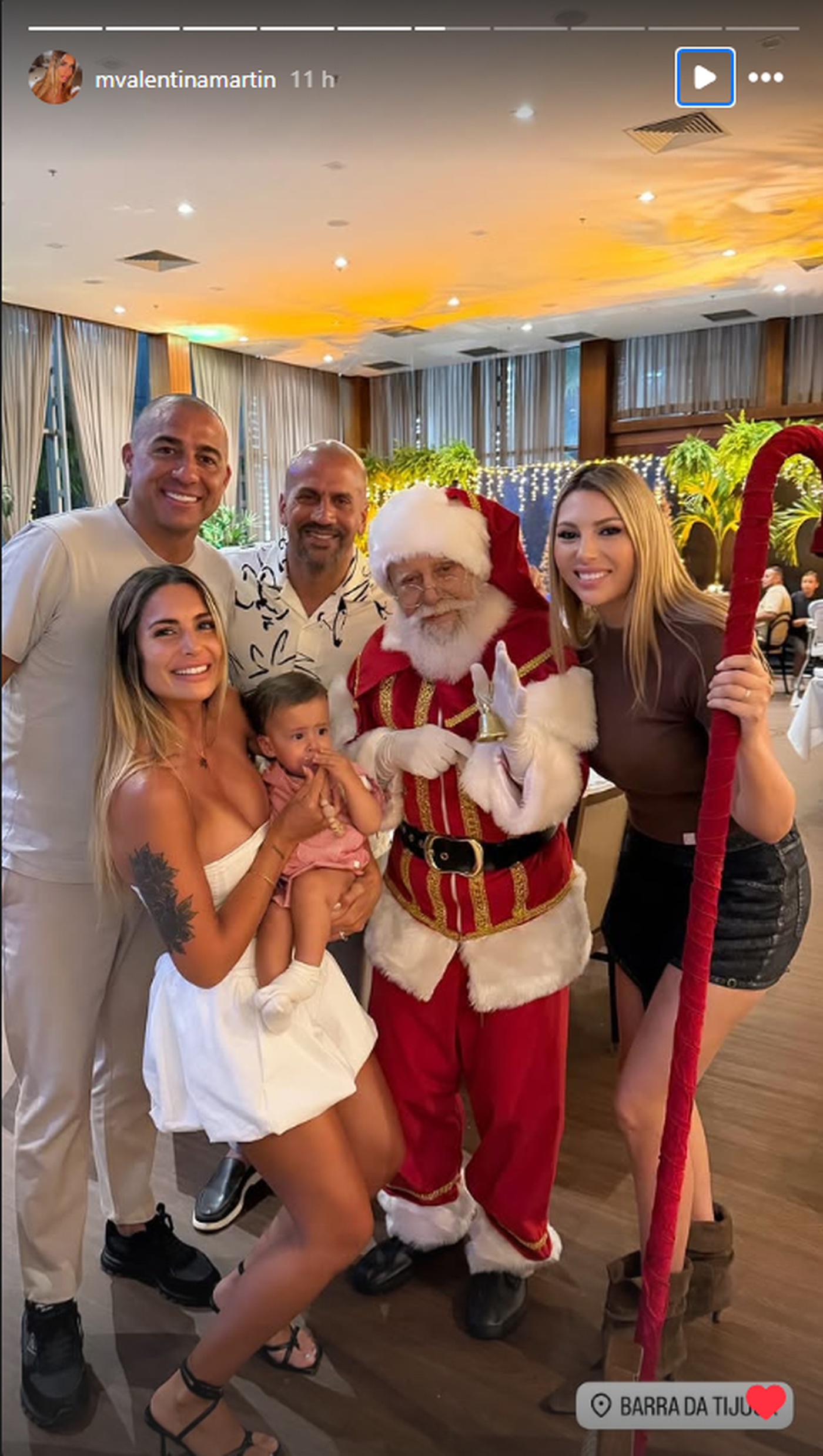 Juan Sebastián Verón pasó la noche buena en Río de Janeiro junto a David Trezeguet