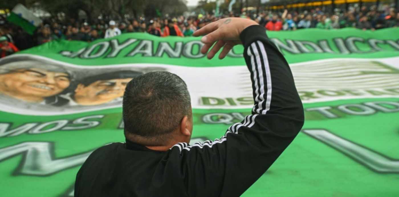 Marcha de la CGT en Plaza de Mayo