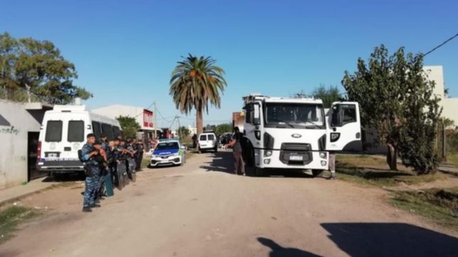 video: derribaron tres bunkers narco que fueron desmantelados en la plata