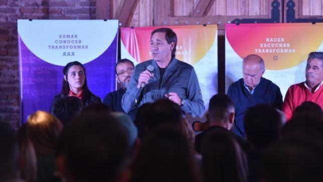 con fuertes criticas al kirchnerismo, garro y grindetti lanzaron el partido hacemos